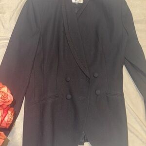 Kasper Women’s Medium Career Black Polyester Blazer Jacket Size 10